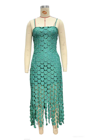 Circle Accented Maxi Dress