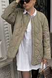 Quilted Snap-Button Jacket