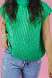 Sleeveless Knit Sweater