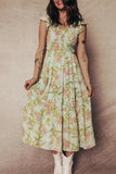 Floral Print Midi Dress