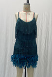 Fringe-Trim Night Out Dress