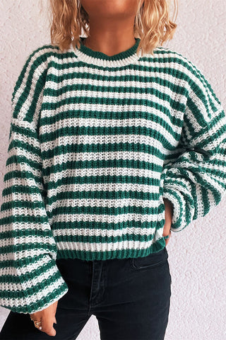 Striped Knit Sweater