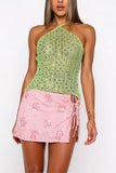 Chic Halter Neck Tank Top