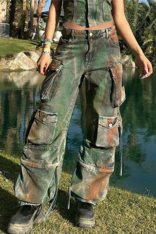 Multi-Pocket Casual Cargo Pants