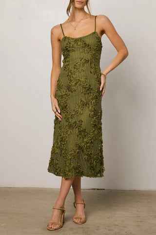 Floral Detail Casual Dress