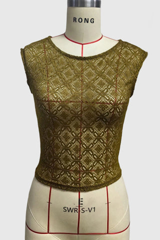 Lace Overlay T-Shirt