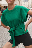 Stylish Tie-Front T-Shirt