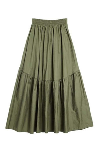 Flowing Maxi Skirt with Layered Design