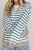 Striped Comfortable Sweatshirt