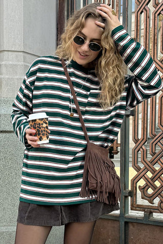 Striped Long-Sleeve T-Shirt
