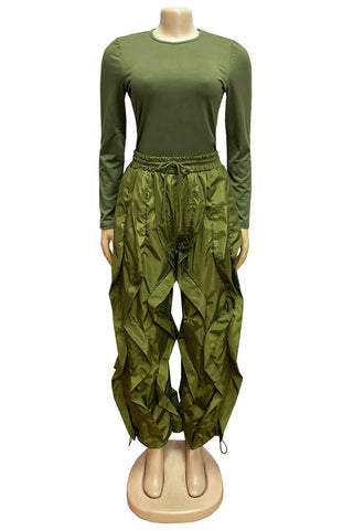 Stylish Wide-Leg Pants Set