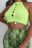 Halter Knit Tank Top