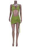 Cut-Out Bikini-Inspired Dress