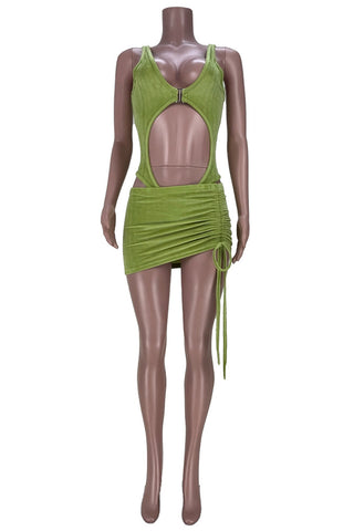 Cut-Out Bikini-Inspired Dress