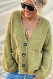 Relaxed Button-Front Cardigan