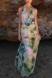 Elegant Halterneck Sundress