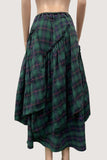 Flowy Checkered Maxi Skirt