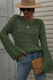 Elegant Lace Knit Sweater