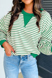 Striped Relaxed-Fit Pullover