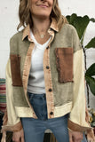 Stylish Patchwork Denim Jacket