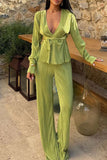 Elegant Two-Piece Flowing Set