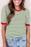 Striped Short Sleeve T-Shirt