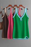 Sleeveless V-Neck Mini Dress