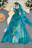 Halter Neck Casual Dress
