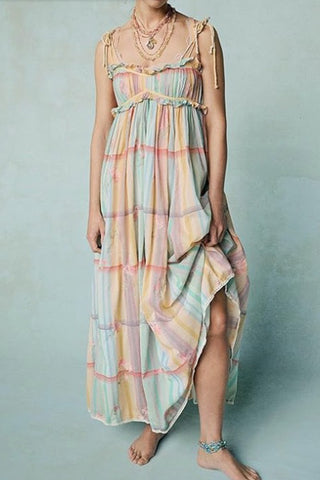 Tie-Strap Flowy Dress