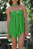 Strapless Ruffle Sundress