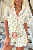 Floral Print Pajama Set