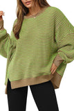 Striped Relaxed Fit Pullover