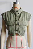 Button-Front Utility Vest