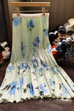 Floral Pleated Skirt Set