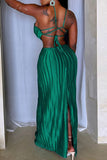 Halter Cutout Maxi Dress