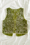 Floral Tie-Front Vest