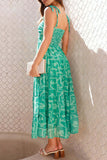 Cutout Strap Midi Dress