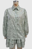 Elegant Layered Short Set
