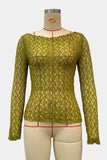 Long Sleeve Lace Top