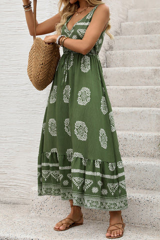 Bohemian Sleeveless Maxi Dress