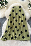Polka Dot Maxi Skirt
