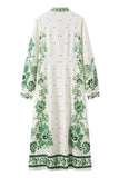 Floral Print Long Casual Dress