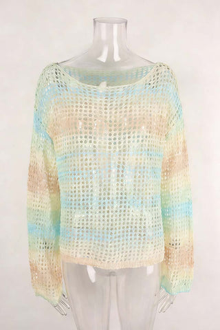 Open-Knit Beach Cover-Up