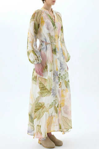 Floral Print Maxi Dress
