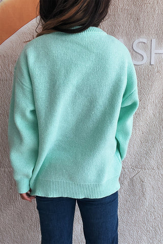 Playful Cherry-Embellished Sweater