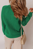 Buttoned Round Neck Cardigan