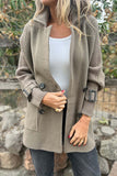 Chic Button-Front Collar Jacket