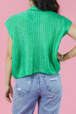 Sleeveless Knit Sweater