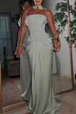 Elegant Draped Chic Casual Dress
