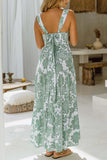 Sleeveless Floral Maxi Dress